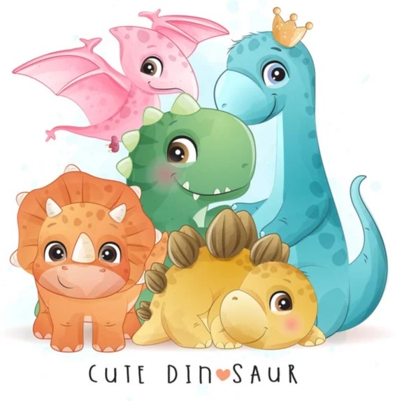 Trio de Capas + Painel Tematico Dino Baby - CARLOS HENRIQUES DE OLIVEIRA CRESPO 52601125