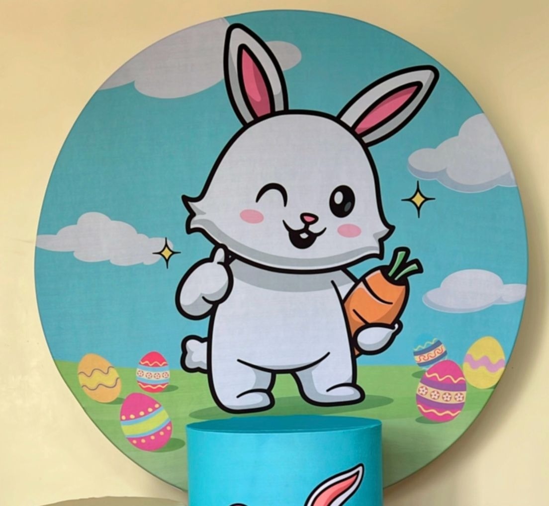 Capa Sublimada Painel Páscoa 02 (1,50M) - Selminha Lokfest