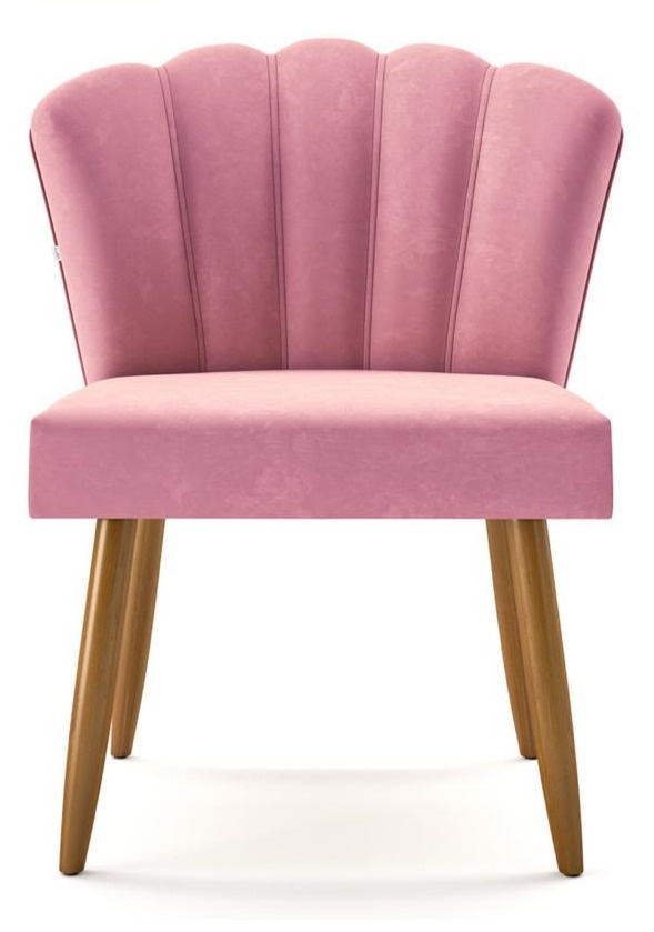 Cadeira Poltrona Pétala Rosa Bebê - Selminha Lokfest