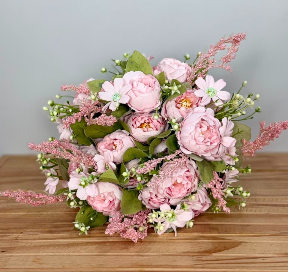 Buquê de Flores Peonia (Rosa) - Selminha Lokfest