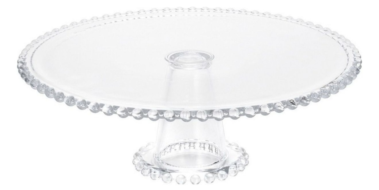 Suporte Para Bolo de Cristal C/ Pé Wolff (31Cm) - Selminha Lokfest