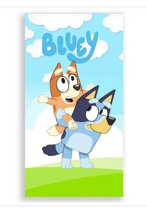 Painel Sublimado Lateral Bluey (Tam 2X1) - Selminha Lokfest