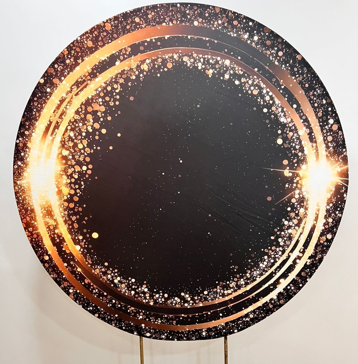 Capa Sublimada Painel Ponto de Luz Dourado (1,50M) - Selminha Lokfest