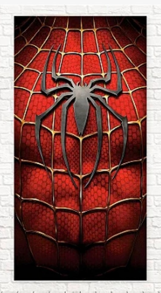 Painel Sublimado Lateral Homem Aranha  (Tam 2X1) - Selminha Lokfest