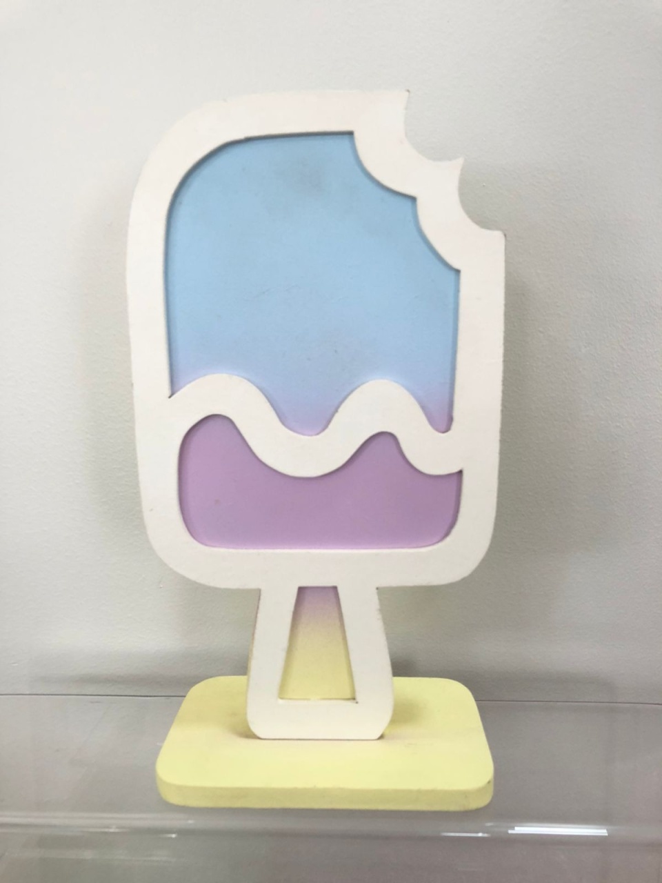 Display de Mesa Mdf Picolé Colorido  - Selminha Lokfest