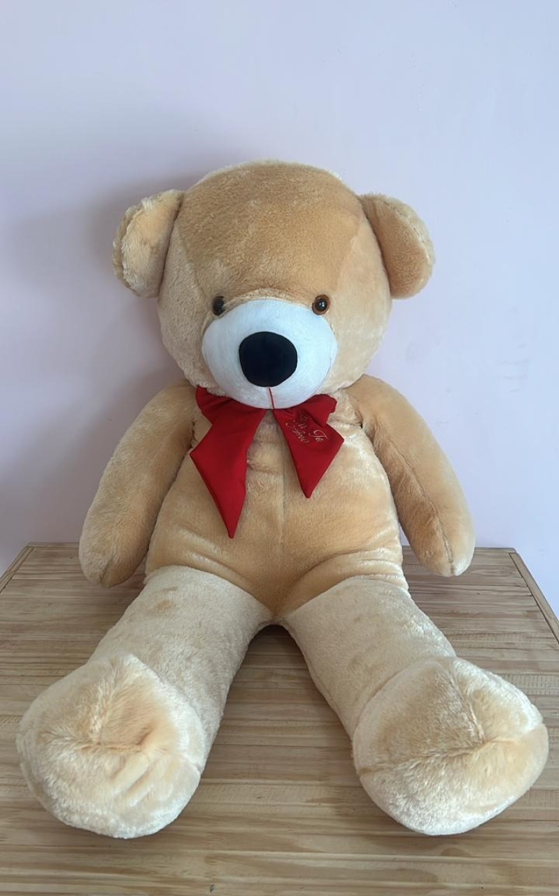 Urso Pelúcia Grande Caramelo (1,10Cm) - Selminha Lokfest