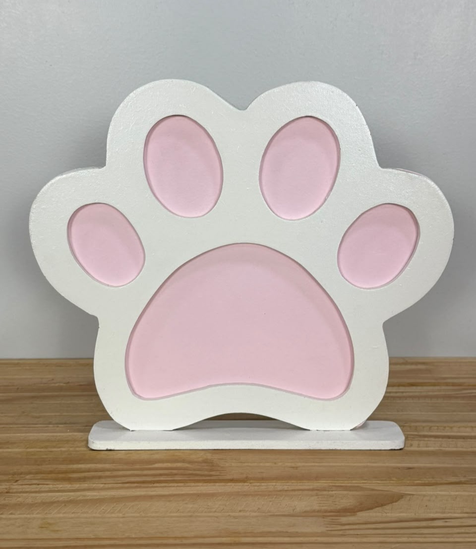 Display de Mesa Mdf Patinha Rosa Patrulha Canina (25X28) - Selminha Lokfest