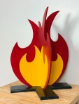 Display de Chão Mdf Fogueira Vermelha 02 (52Cm) - imagem 3
