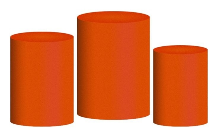 Trio Capas de Cilindros Laranja - Selminha Lokfest