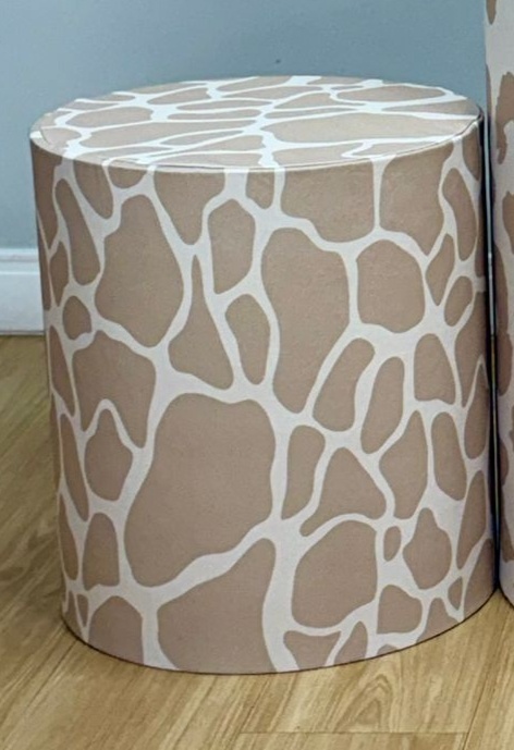 Capa Sublimada Cilindro Pequena Safari Animal Print (Girafa) - Selminha Lokfest