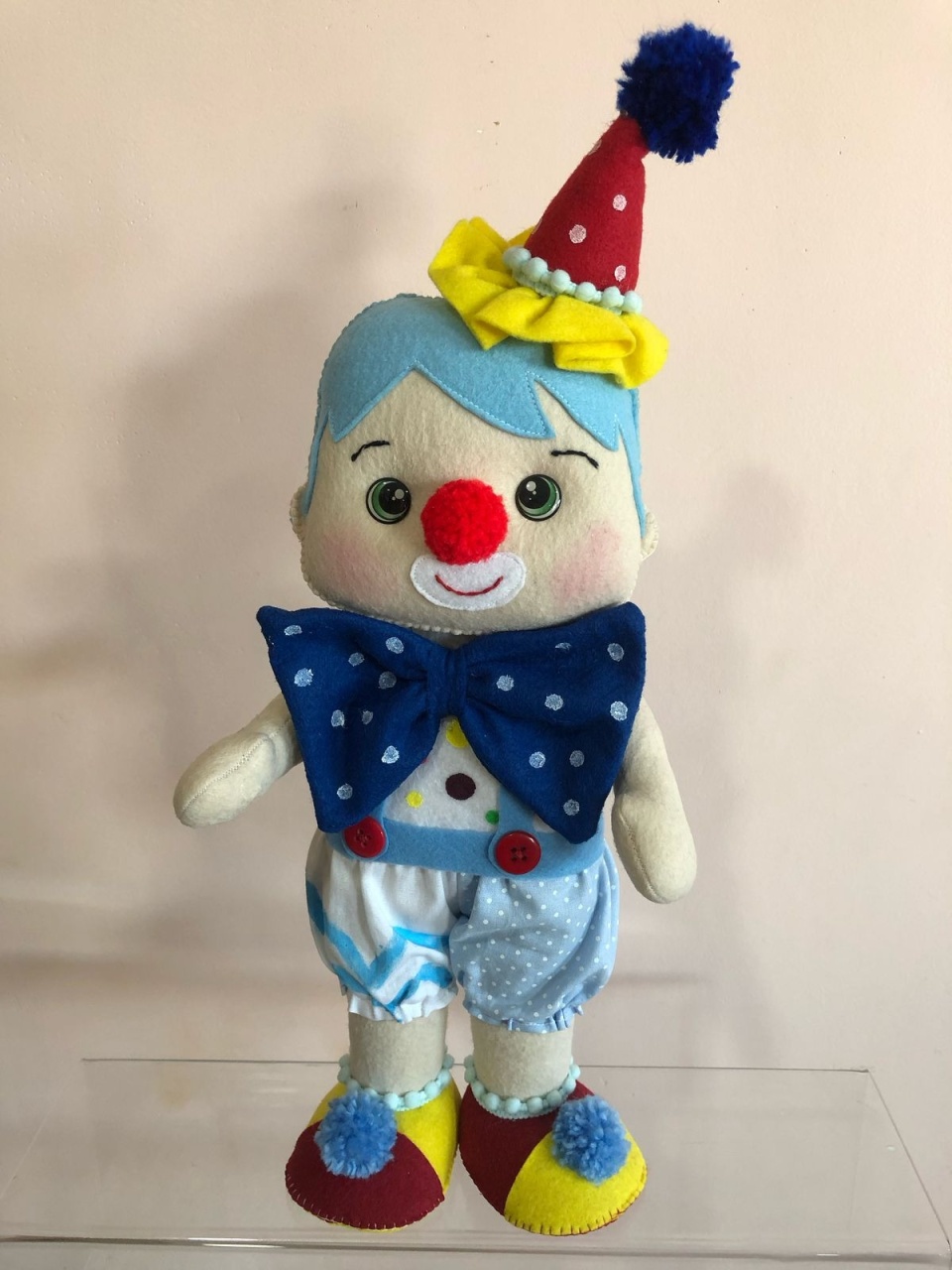 Palhacinho Circo Feltro  - Selminha Lokfest