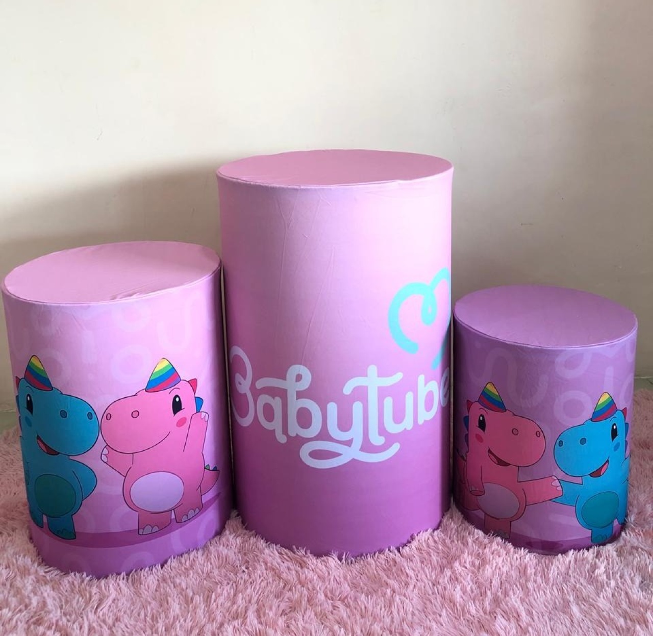 Trio Capas de Cilindros Sublimadas Babytube - Selminha Lokfest