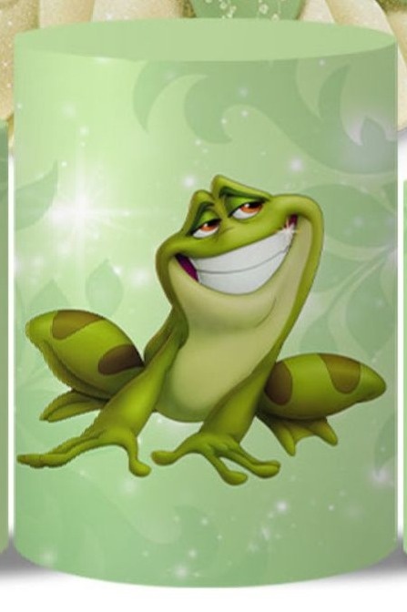 Capa Sublimada Cilindro Grande A Princesa Tiana E O Sapo - Selminha Lokfest