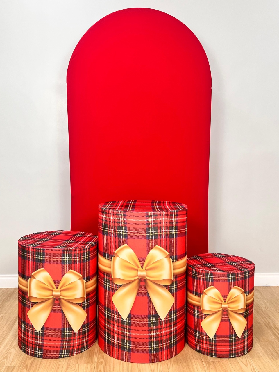 Kit Sublimado Capa Painel Redondo E Capas de Cilindros Natal 11 - Selminha Lokfest