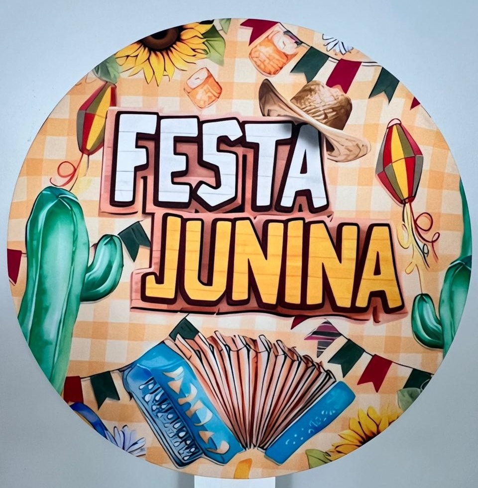 Capa Sublimada Mini Painel Festa Junina 03 (50,0Cm) - Selminha Lokfest