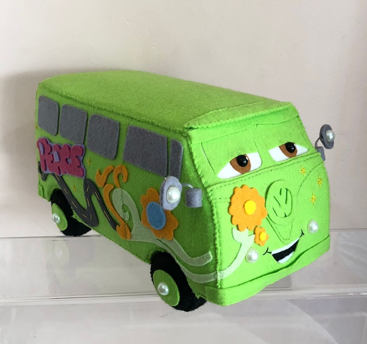 Carros Disney Feltro - Kombi Filmore - Selminha Lokfest