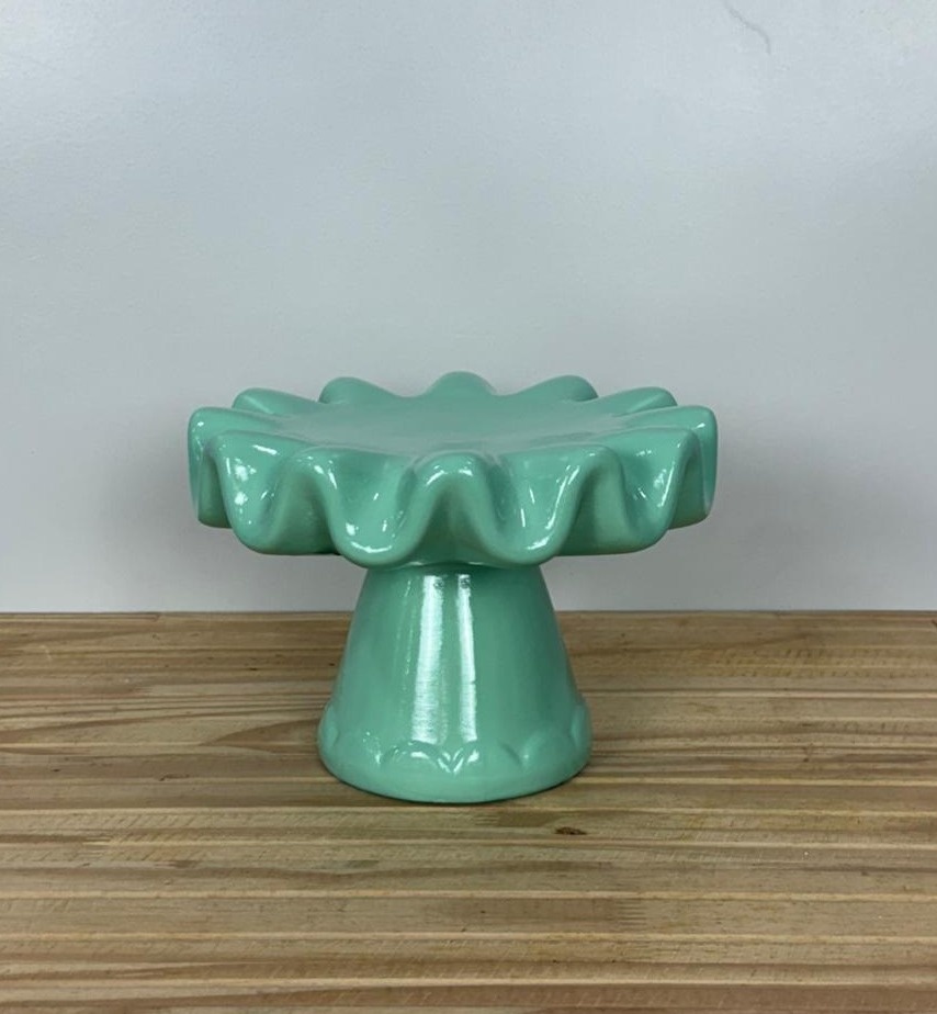 Bandeja Redonda Babadinho G Verde Bebê (21X14Cm) - Selminha Lokfest