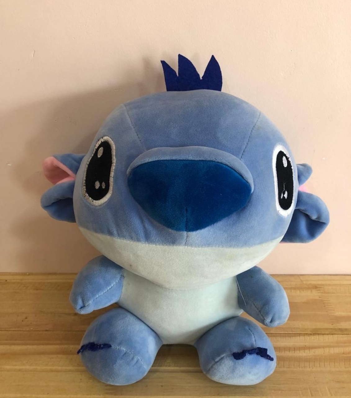 Boneco Pelúcia Stitch Azul Médio - Selminha Lokfest