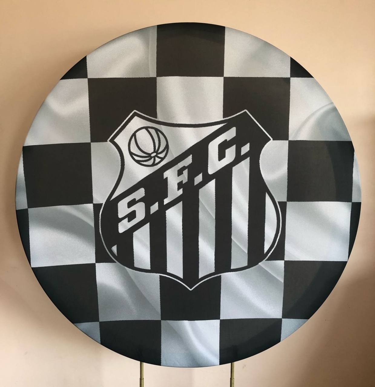 Capa Sublimada Painel Time Santos (1,50M) - Selminha Lokfest
