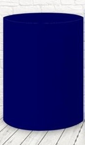 Capa Cilindro Média Azul Escuro - Selminha Lokfest