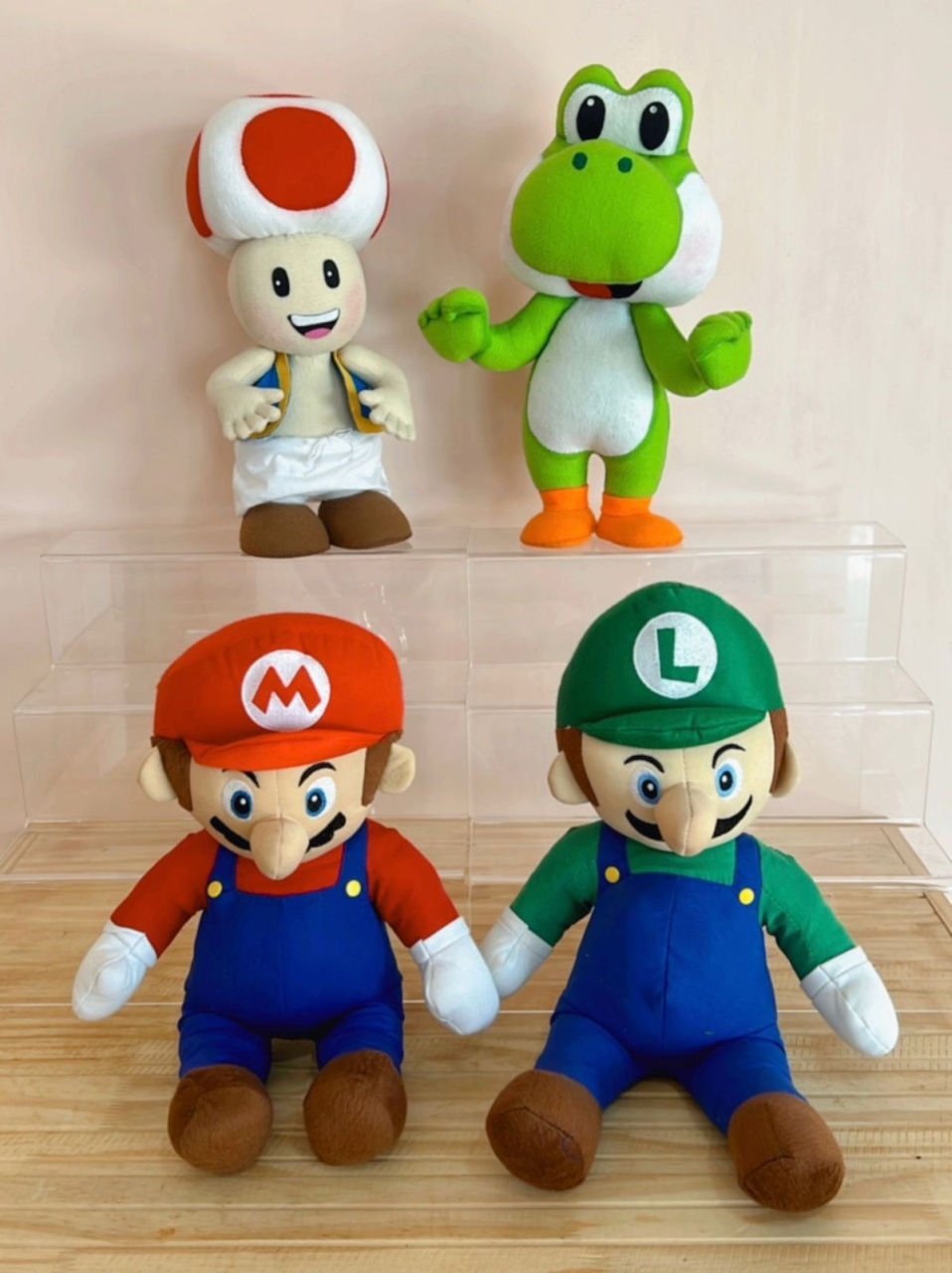Kit Bonecos Super Mario 4Pçs - Selminha Lokfest