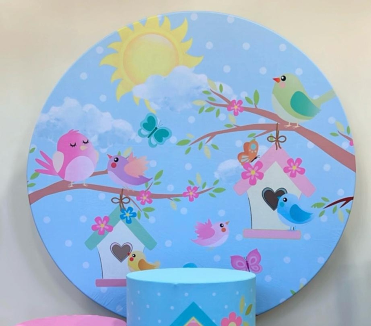 Capa Sublimada Painel Jardim Encantado (1,50M) - Selminha Lokfest