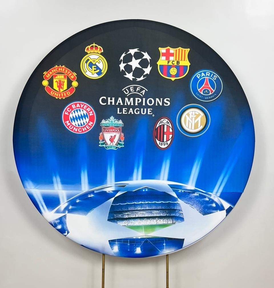 Capa Sublimada Painel Champions League Times (1,50M) - Selminha Lokfest