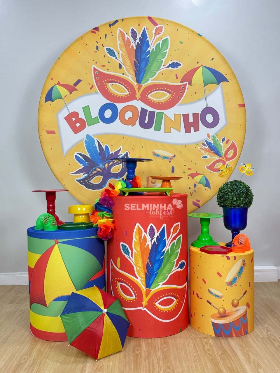Kit Carnaval Bloquinho 01 - Selminha Lokfest