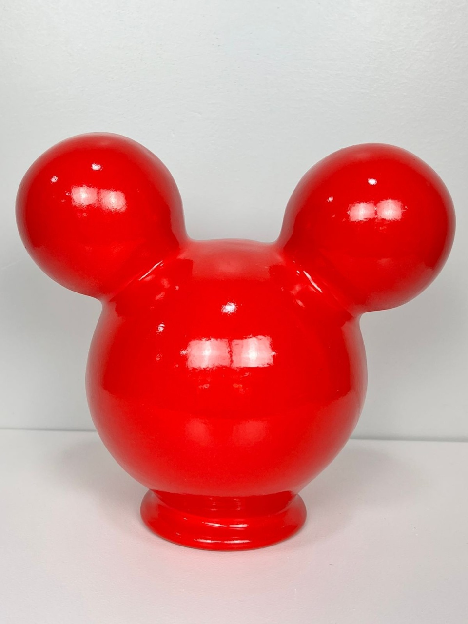 Cabeça Minnie Vermelha Cerâmica  - Selminha Lokfest
