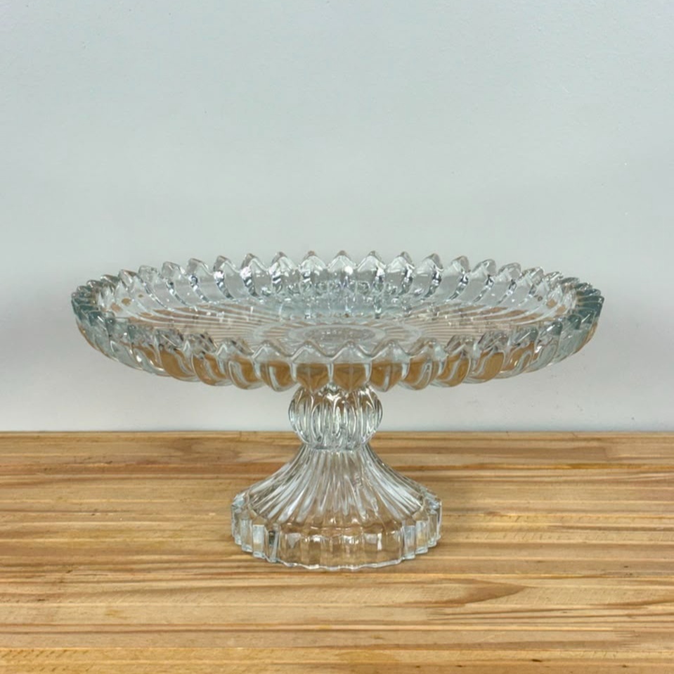 Suporte Para Bolo de Cristal Mônaco (29.5Cm) - Selminha Lokfest