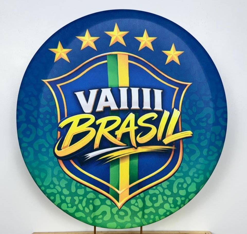 Capa Sublimada Mini Painel Brasil - 2 (50Cm) - Selminha Lokfest