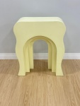 Mesa Onda Média Mdf Amarela - imagem 1