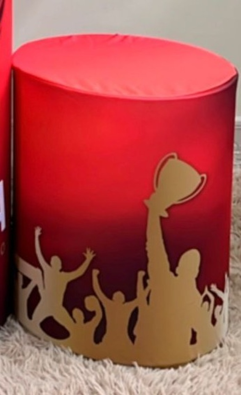 Capa Sublimada Cilindro Pequeno Flamengo - Selminha Lokfest