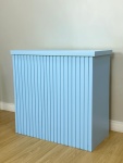 Mesa Cômoda Ripada Azul Claro Mdf (80Cm) - imagem 3