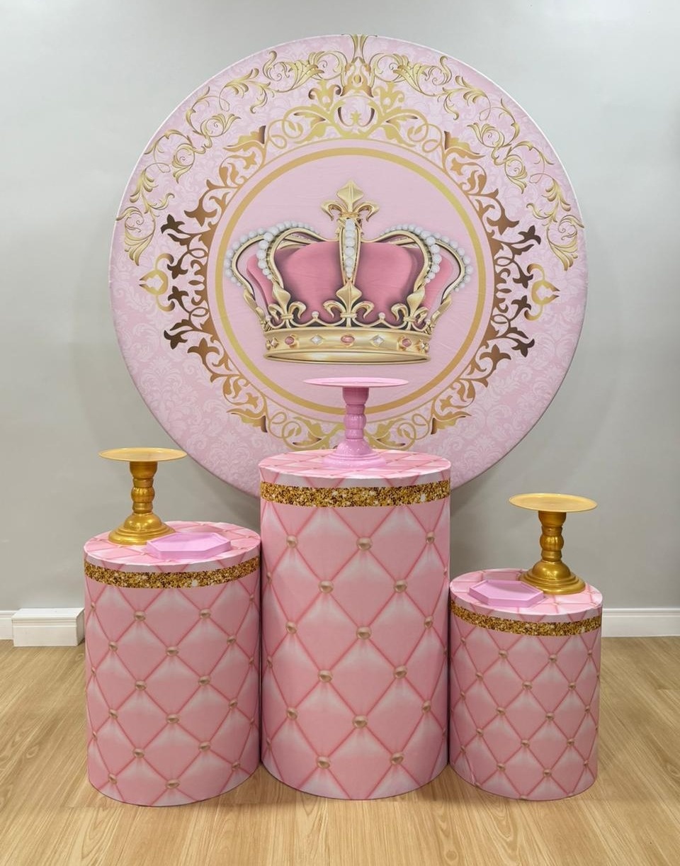 Kit Realeza Rosa  - Selminha Lokfest