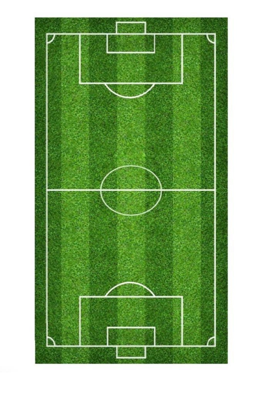 Painel Sublimado Retangular Campo de Futebol (2X1) - Selminha Lokfest