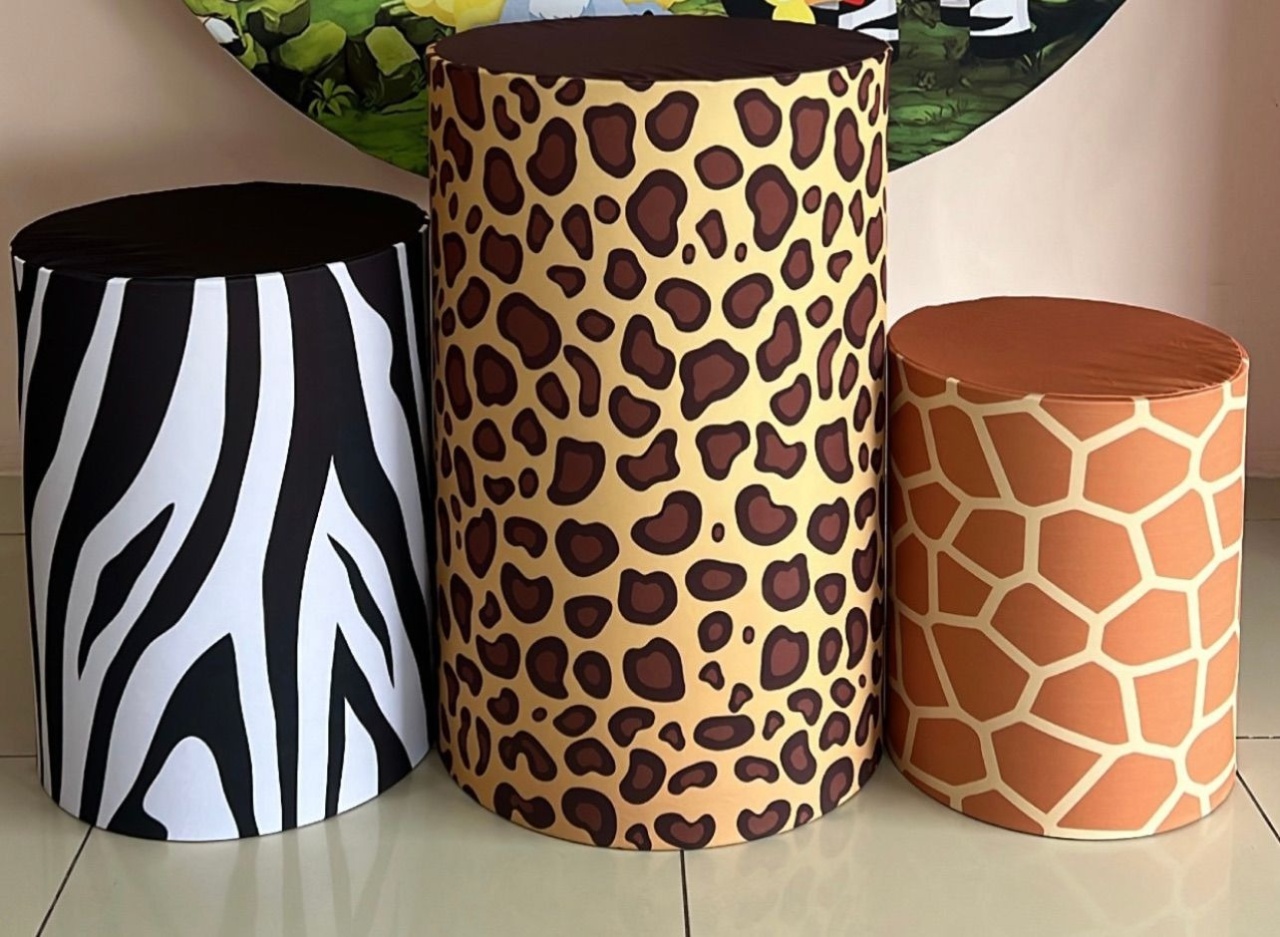 Trio Capas de Cilindros Sublimadas Safari  - Selminha Lokfest