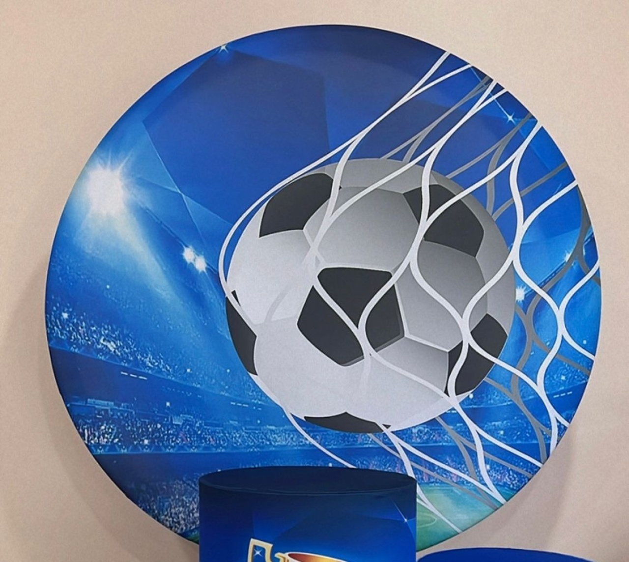 Capa Sublimada Painel Redondo Futebol (1,50M) - Selminha Lokfest