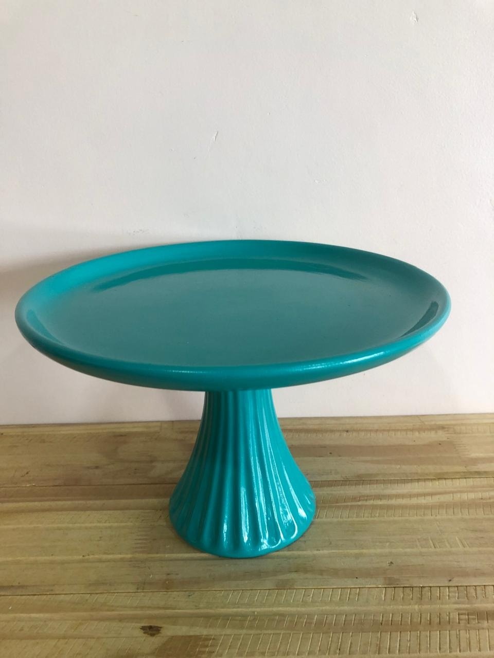 Bandeja Redonda Cerâmica Tiffany M (25X18) - Selminha Lokfest