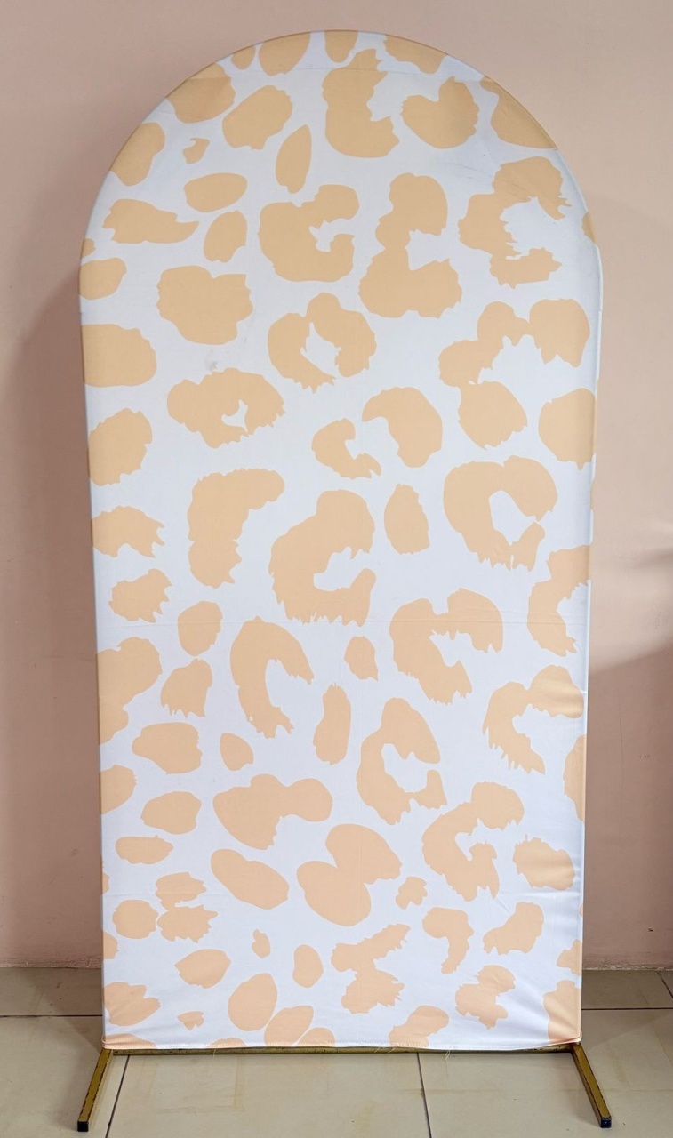 Painel Sublimado Lateral Animal Print Onça (Tam 2X1) - Selminha Lokfest