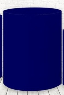 Capa Cilindro Grande Azul Escuro - Selminha Lokfest