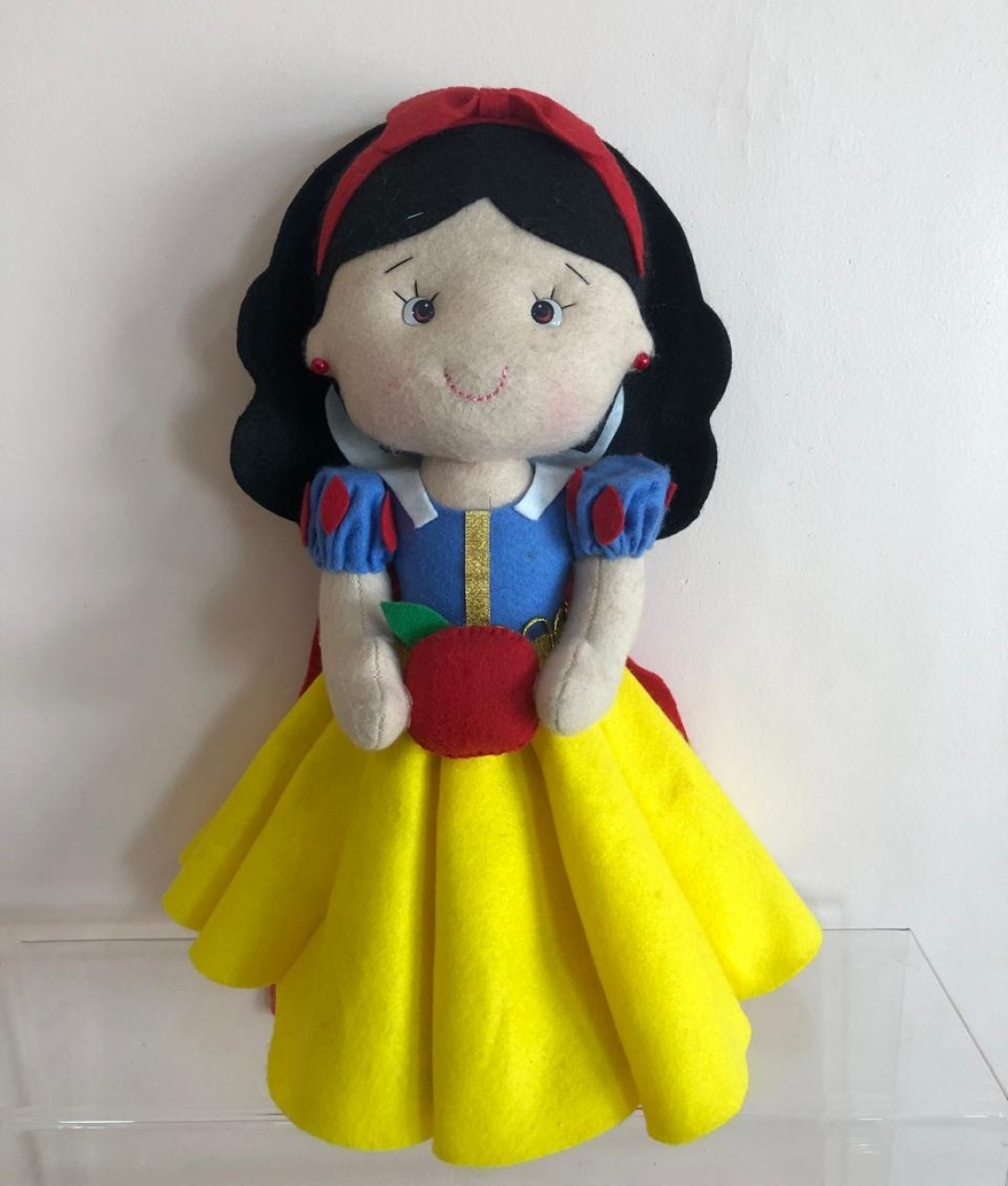 Boneca Branca de Neve Feltro - Selminha Lokfest