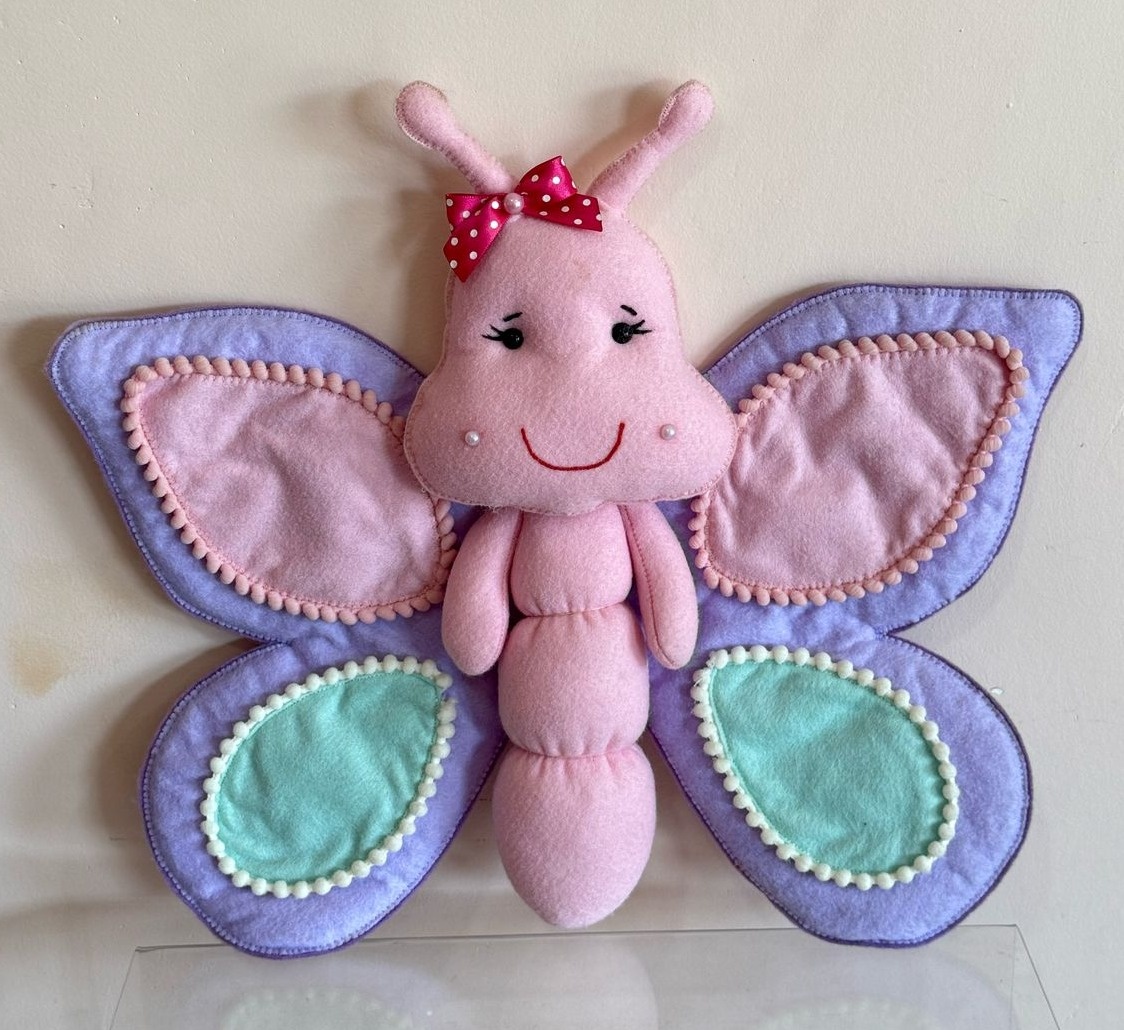 Borboleta Feltro - Selminha Lokfest