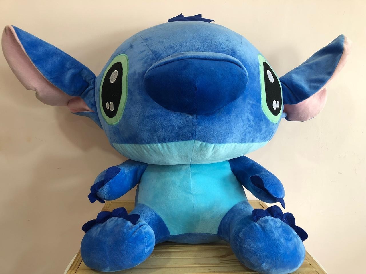 Boneco Pelúcia Stitch Azul Grande  - Selminha Lokfest