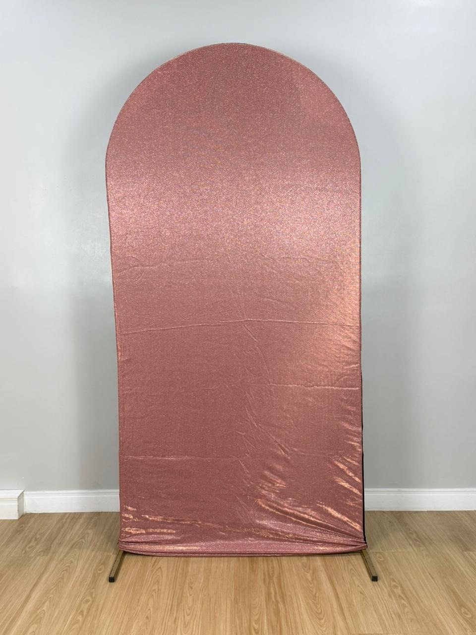 Painel Sublimado Retangular Glitter Rosê (2X1) - Selminha Lokfest