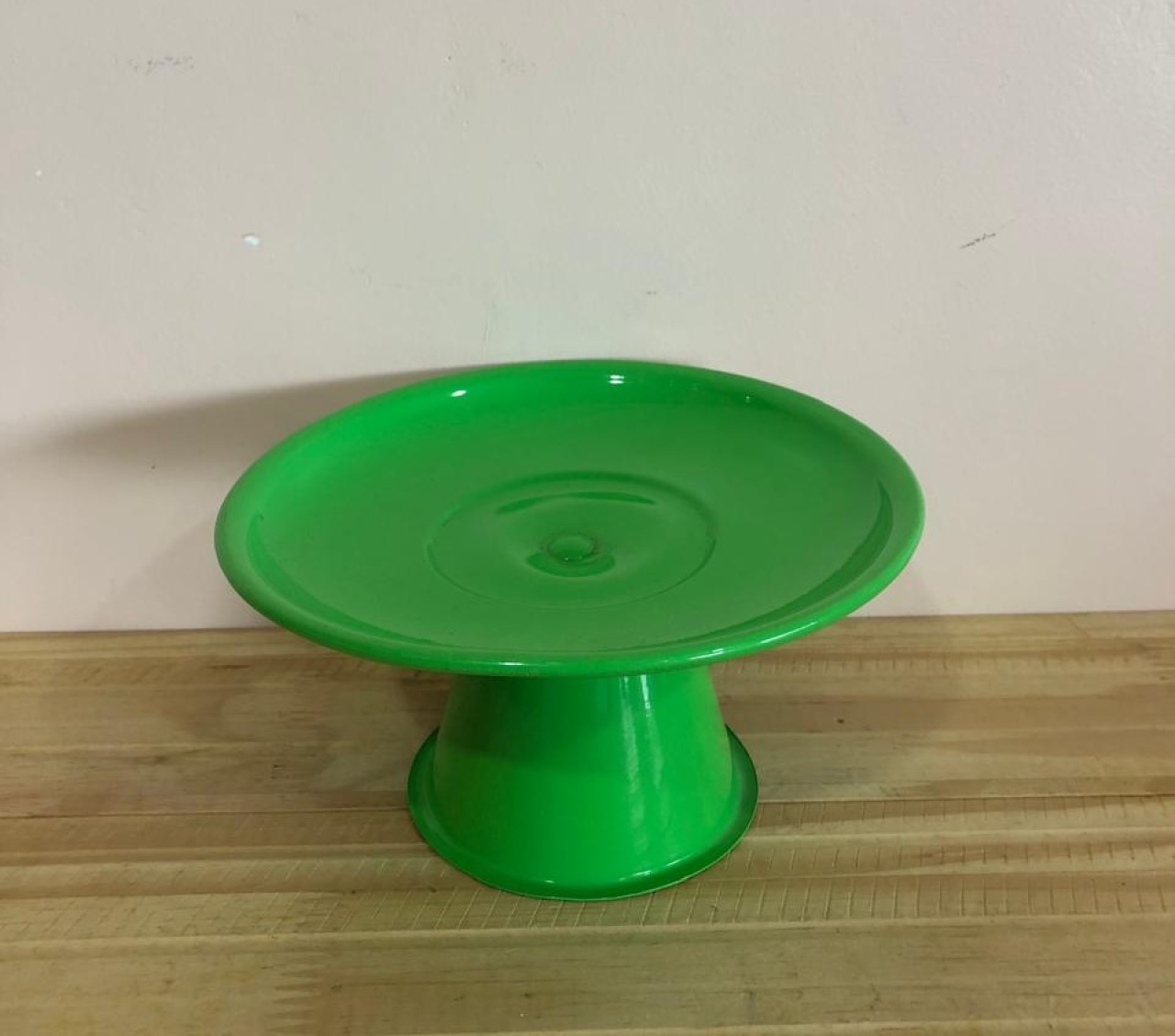Bandeja Redonda de Alumínio Verde Neon Pp (17X10) - Selminha Lokfest