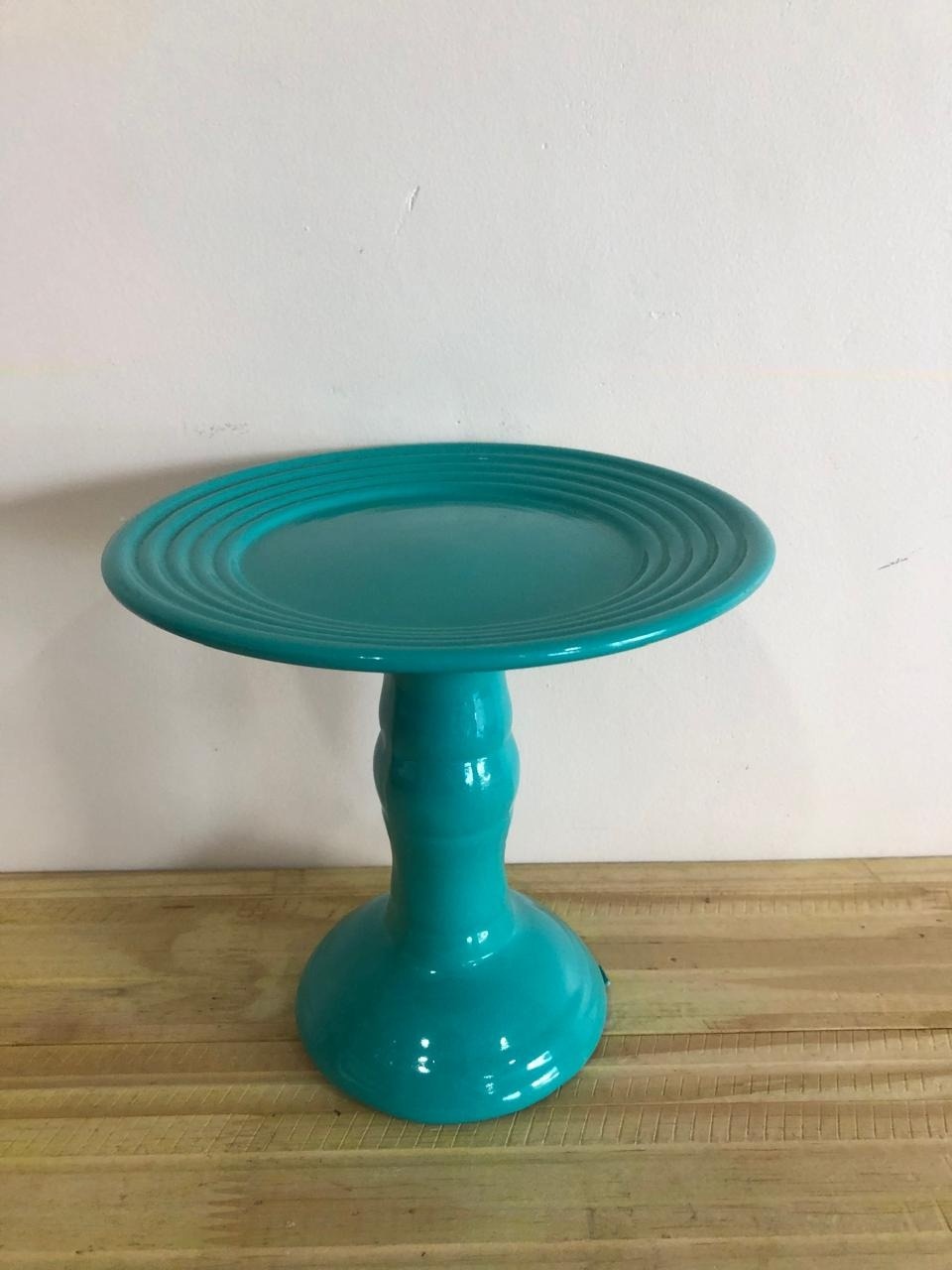 Bandeja Redonda Cerâmica Tiffany M (17X16) - Selminha Lokfest