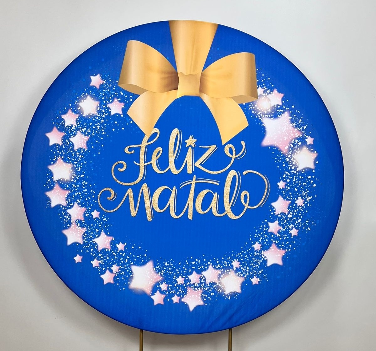 Capa Sublimada Painel Redondo Natal 20 (1,50M) - Selminha Lokfest