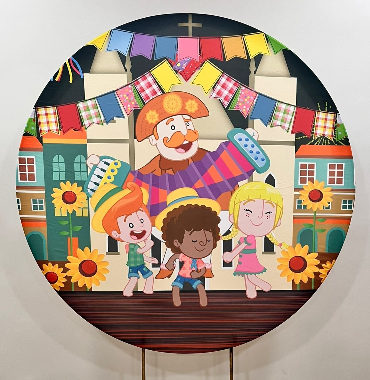 Capa Sublimada Painel Mundo Bita Festa Junina (1,50M) - Selminha Lokfest