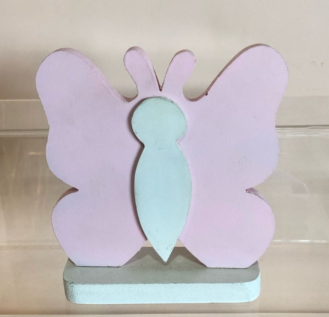 Borboleta de Mesa Mdf (Rosa) - Selminha Lokfest